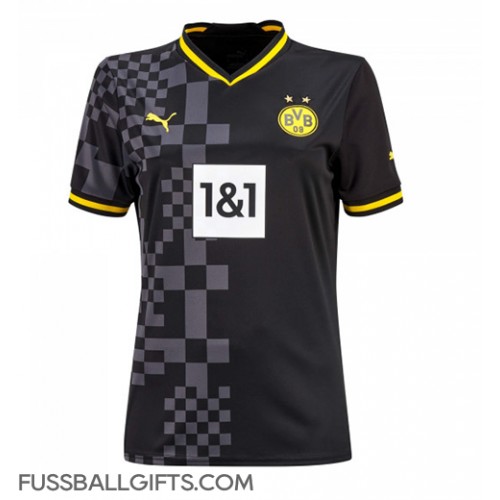 Borussia Dortmund Fußballbekleidung Auswärtstrikot Damen 2022-23 Kurzarm